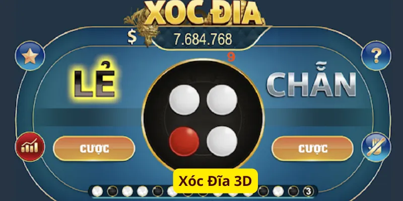 Xóc Đĩa 3D MD5 Tại Xocdia88
